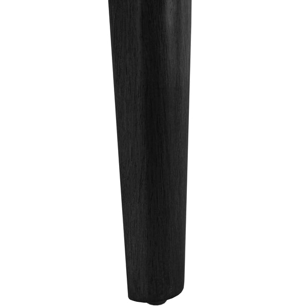 English Elm [video] Mid-century Modern Dining Table Rubberwood Splayed Legs Faux Grain Top Seats Four N759P222557B