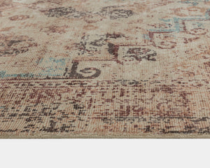 Sunpan Zagora Loom-Knotted Rug - Luxuriously Soft Viscose, Artisan Crafted with Unique Patterns for Your Home Rust