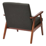 OSP Home Furnishings Davis Chair Klein Charcoal