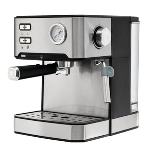 English Elm 20 Bar Stainless Steel Espresso Machine with Steam Wand for Home Barista Brewing W1002P292428