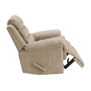 English Elm Glider Swivel Recliner with Smooth 360° Glide and Pull-Handle Recline, Microfiber Comfort, Sturdy Frame Brown 38.5 L x 34 W x 26.5 H B011P329293