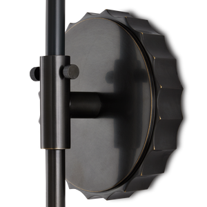 Latimer Bronze Wall Sconce - Elegant Oil-Rubbed Fixture with Milk-Glass Shade for Damp Locations