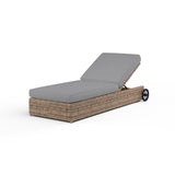 Havana Adjustable Chaise in Canvas Granite w/ Self Welt SW1701-9-5402 Sunset West