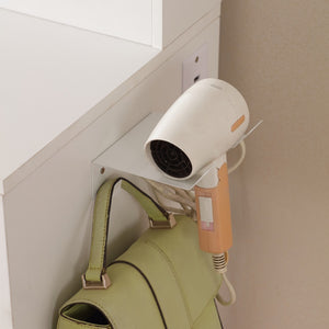 English Elm Vanity Desk With Led Lighted Mirror & Usb Ports, Elegant Makeup Table With Ample Storage & Durability W3008P235411-GIGA