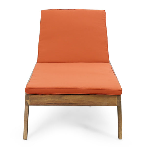English Elm Christopher Knight Home® - Caily Chaise Lounge Set - Stylish Acacia Wood Loungers With Adjustable Backrests & Cushions For Comfort 71346.00ORG