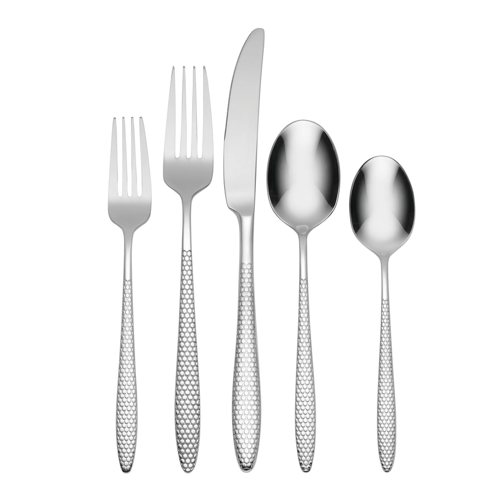 Lenox Oneida Bolla 20 Piece Everyday Flatware Set, Service for 4 Metallic, STAINLESS METAL B1062020AL21