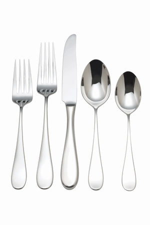 Lenox Reed and Barton Dalton 5 Piece Flatware Place Setting Metallic, STAINLESS METAL 4120805