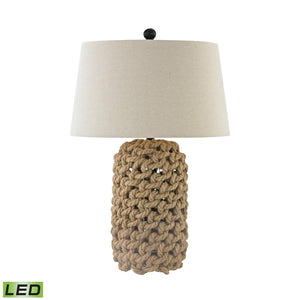 Rope 29.5'' High 1-Light Table Lamp - Natural - Includes LED Bulb D3050-LED Elk Home