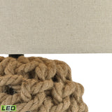 Rope 29.5'' High 1-Light Table Lamp - Natural - Includes LED Bulb D3050-LED Elk Home