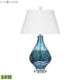 Gush 29'' High 1-Light Table Lamp - Blue - Includes LED Bulb D3060-LED Elk Home