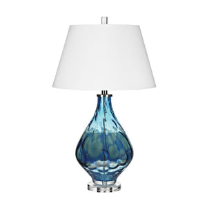 Gush 29'' High 1-Light Table Lamp - Blue D3060 Elk Home