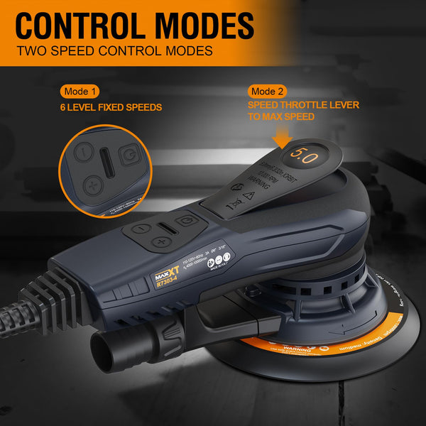 English Elm Electric Brushless Orbital Sander 350w Corded Six Speed Wood Refinishing Tool T3177P305057