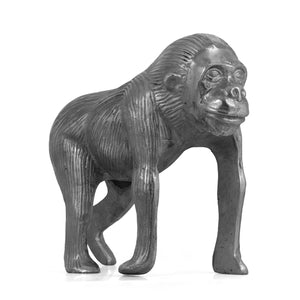 English Elm Christopher Knight Home® - Ape Porterdale Handcrafted Aluminum Decorative Figurine in Polished Silver — Modern Nature Accent 71644.00