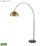 Magnus 76'' High 1-Light Floor Lamp - Aged Brass - Includes LED Bulb D3226-LED Elk Home