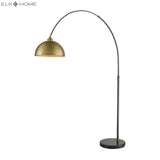 Magnus 76'' High 1-Light Floor Lamp - Aged Brass D3226 Elk Home