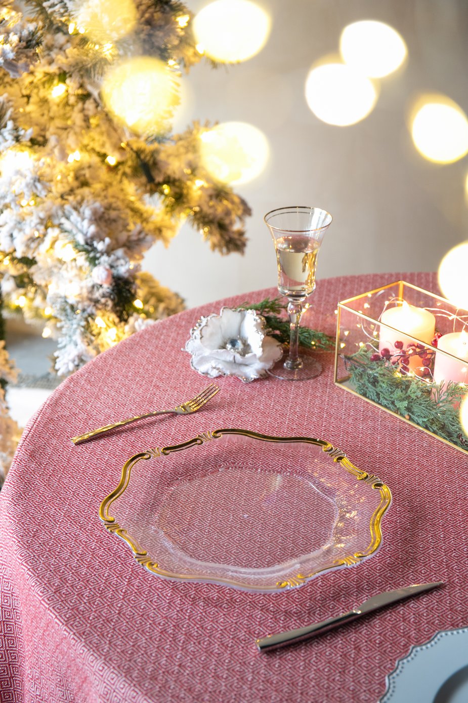 English Elm 8 Pack Plastic Charger Plates, 13" – Elegant Table Decor For Events, Durable & Reusable Design! W2078P285452