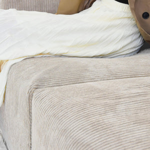 English Elm Pixel Modern Modular Sofa - Versatile L-Shaped 4-Seater In Cozy Corduroy, Perfect For Families! B341S00023-GIGA