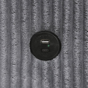 English Elm U_Style U-Shaped Corduroy Modular 6-Seater Sofa With Storage & Usb Charging – Perfect For Any Space! N711P235754E-GIGA