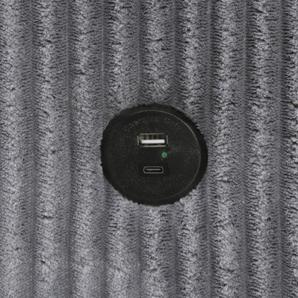 English Elm U_Style U-Shaped Corduroy Modular 6-Seater Sofa With Storage & Usb Charging – Perfect For Any Space! N711P235754E-GIGA