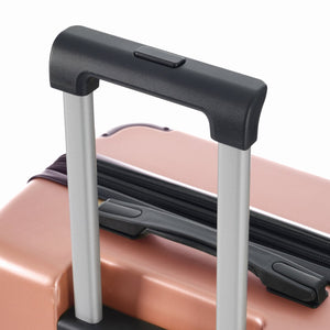 English Elm Hardshell Abs Checked Suitcase with 360 Spinner Wheels Expandable Tsa Lock 28 Inch Rose Pink N730P296747W