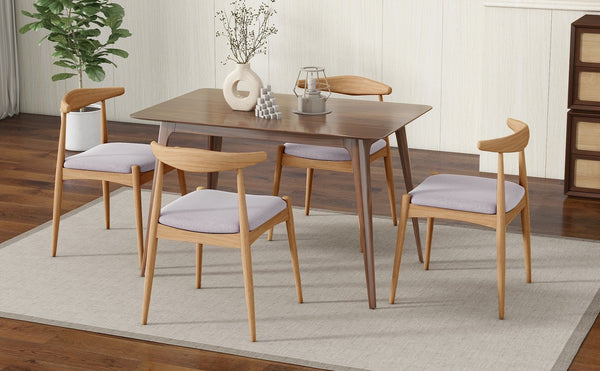 English Elm Christopher Knight Home® - Set Of 2 Rubberwood Dining Chairs With Ergonomic Backrest & Plush Cushions For Comfort & Style N759P307032B