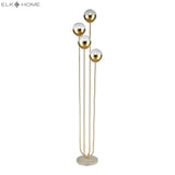 Haute Floreal 70'' High 4-Light Floor Lamp - Gold D3377 Elk Home