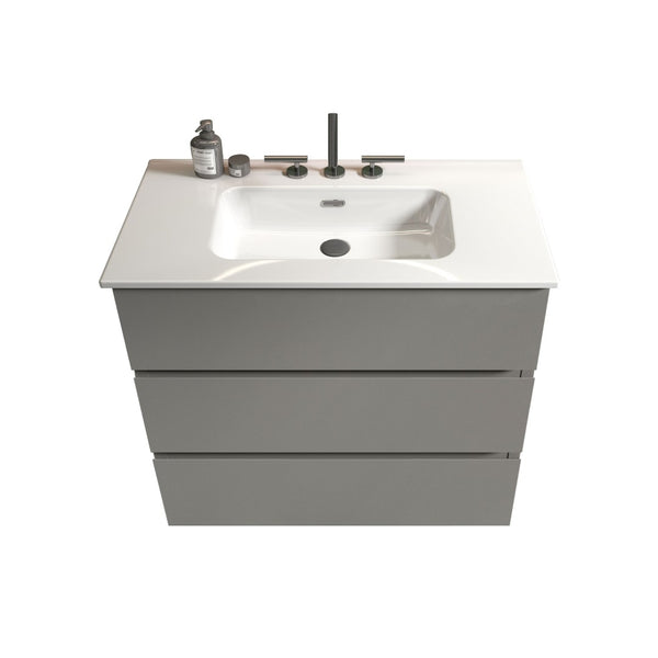 English Elm Tia 36" Gray Freestanding Bathroom Vanity With Sink - Modern Storage Solution For Stylish Spaces W1865S00075-GIGA