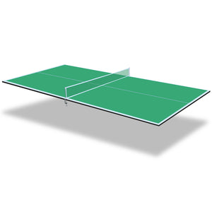 English Elm 8ft Foldable Mdf Ping Pong Conversion Top for Solo Practice and Indoor Play Green W1408P262535