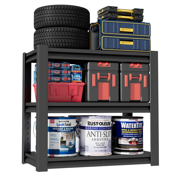 English Elm 20-30 Gallon Aquarium Stand Heavy Duty Steel Three Tier Rack for Home or Office Black W2735P457276
