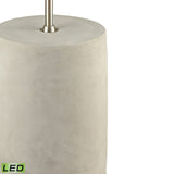 Katwijk 64'' High 1-Light Floor Lamp - Nickel - Includes LED Bulb D3452-LED Elk Home