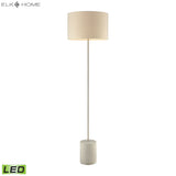 Katwijk 64'' High 1-Light Floor Lamp - Nickel - Includes LED Bulb D3452-LED Elk Home