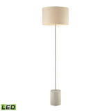 Katwijk 64'' High 1-Light Floor Lamp - Nickel - Includes LED Bulb D3452-LED Elk Home