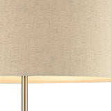 Katwijk 64'' High 1-Light Floor Lamp - Nickel D3452 Elk Home