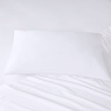 Intelligent Design Microfiber Casual Sheet Set with Side Storage Pockets ID20-1912 White