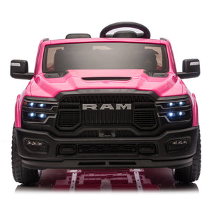 English Elm 24v Dodge Ram 2500 Licensed Kids Ride on Truck with Remote Dual Motors Suspension W1578P305882