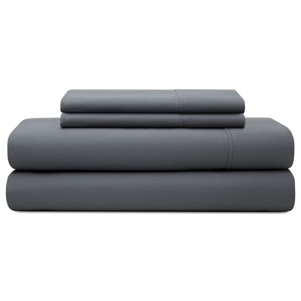 English Elm Brookside 600Tc Cotton Rich Sheet Set, Full Size In Slate - Luxurious Comfort With Deep Pocket Fit B350P326206