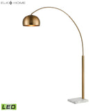 Solar Flair 77'' High 1-Light Floor Lamp - Aged Brass - Includes LED Bulb D3591-LED Elk Home