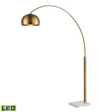 Solar Flair 77'' High 1-Light Floor Lamp - Aged Brass - Includes LED Bulb D3591-LED Elk Home