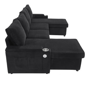 English Elm Swivel Barrel Accent Chair Chenille Tufted Round Club Seat for Living Room Lounge Black N719S002190B