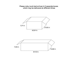 English Elm Wiley Rustic Weathered Brown Twin-Over-Twin Bunk Bed With Ladder – Perfect For Kids' Rooms! B062S00982-GIGA