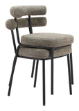 Kede Dining Chair - Set of 2 Green Tweed 110098 Zuo Modern