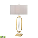 Spring Loaded 36'' High 1-Light Table Lamp - Gold Leaf - Includes LED Bulb D3638-LED Elk Home