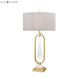 Spring Loaded 36'' High 1-Light Table Lamp - Gold Leaf D3638 Elk Home