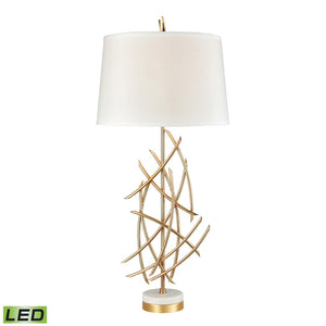 Parry 35.5'' High 1-Light Table Lamp - Gold - Includes LED Bulb D3648-LED Elk Home