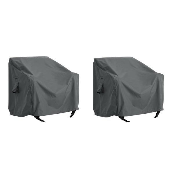 English Elm Christopher Knight Home® - Shield Patio Outdoor Club Chair Covers - Weather-Resistant, Stylish Dark Gray Set Of 2 For Protection N775P230624G