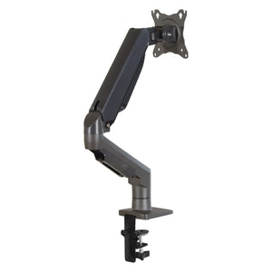 OSP Home Furnishings Single Monitor Arm with Gas Spring Mechanism for Ergonomic Desk Setup and Cable Management SPX3020SMA