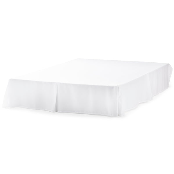 English Elm Linenspa Microfiber 14-Inch Drop Bedskirt for Cal King — Wrinkle, Fade & Stain Resistant, Machine Washable Protection White B350P394817
