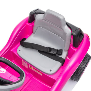 English Elm 12v Licensed Volkswagen Beetle Ride on Car with Remote Control and Suspension for Kids Pink W1578P416240