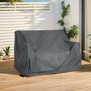 English Elm Christopher Knight Home® - Shield Outdoor Loveseat Sofa Cover - Durable, Weather-Resistant & Stylish Gray Protection For All Seasons N775P291483G