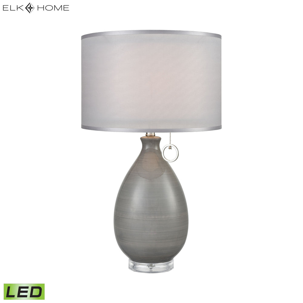 Clothilde 26'' High 1-Light Table Lamp - Gray - Includes LED Bulb D3792-LED Elk Home